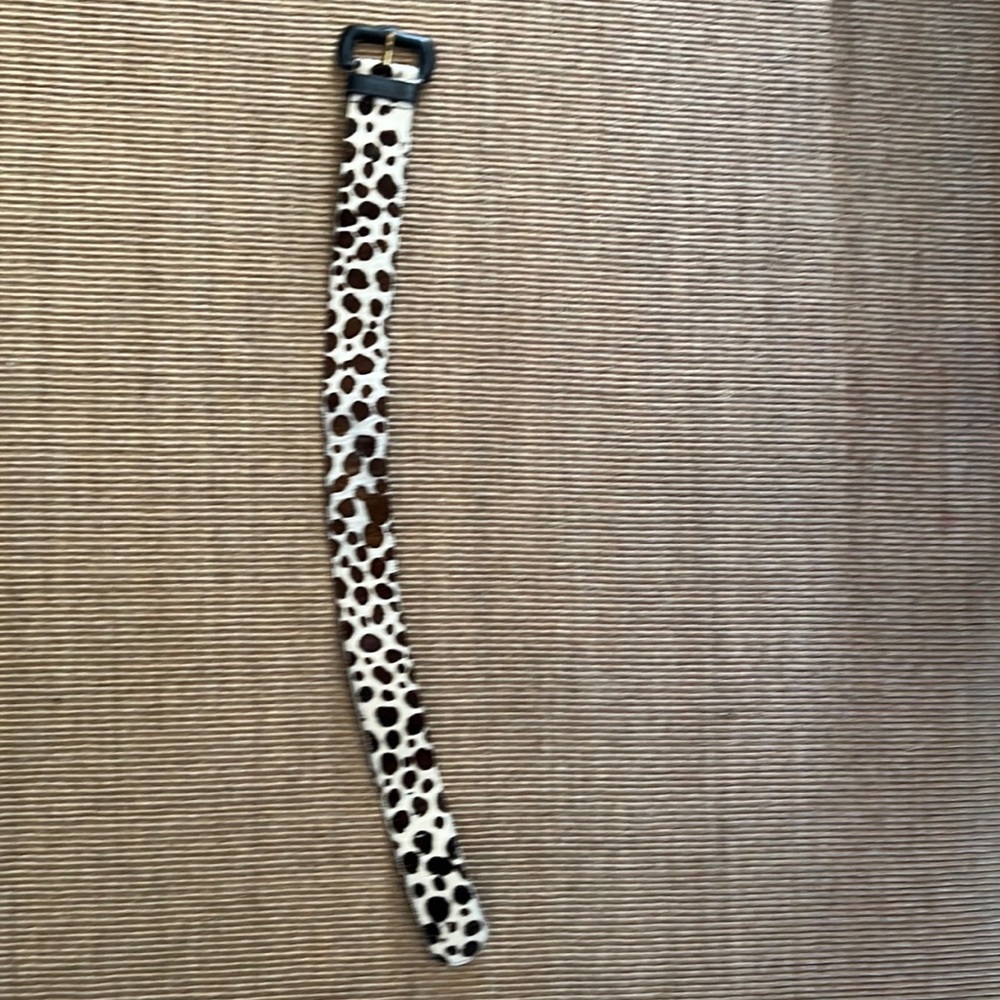 Fabulous Vintage Furla genuine cow hide belt. Size S, 36” long and 2 1/2 “ wide.